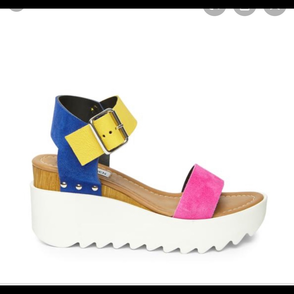 SOLD!!!  Steve Madden Keanu multi color sandal